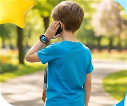 Otroška pametna ura KW-530 FOREVER Boost, 4G LTE, AI funkcije, AI, SOS, roza
