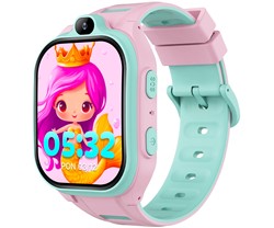 Otroška pametna ura KW-530 FOREVER Boost, 4G LTE, AI funkcije, AI, SOS, roza