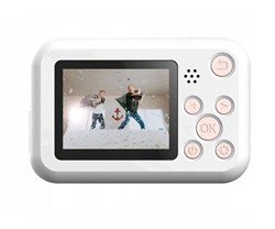 Otroški / mladostniški fotoaparat in kamera SJCAM FUNCAM+, 44MP, 2 zaslona, bel