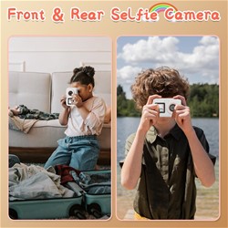 Otroški / mladostniški fotoaparat in kamera SJCAM FUNCAM+, 44MP, 2 zaslona, črn