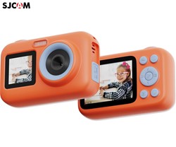 Otroški / mladostniški fotoaparat in kamera SJCAM FUNCAM+, 2 zaslona, oranžen