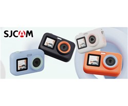 Otroški / mladostniški fotoaparat in kamera SJCAM FUNCAM+, 2 zaslona, oranžen