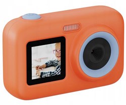Otroški / mladostniški fotoaparat in kamera SJCAM FUNCAM+, 2 zaslona, oranžen