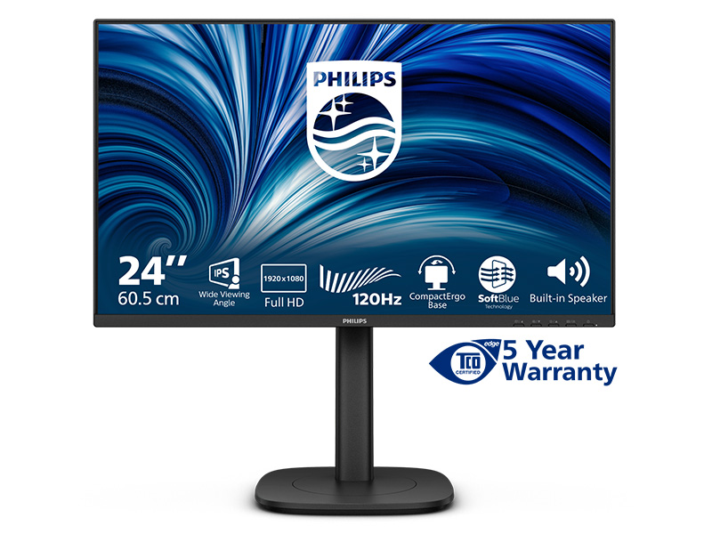 Ergonomski poslovni monitor Philips 24B2N3200J 23.8 FHD IPS 120Hz USB-hub