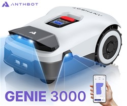 Robotska kosilnica ANTHBOT GENIE 3000, brez žice, 3600m2, RTK GPS, 3DVision, APP