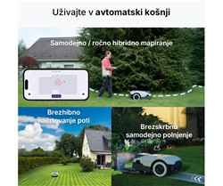 Robotska kosilnica ANTHBOT GENIE 3000, brez žice, 3600m2, RTK GPS, 3DVision, APP
