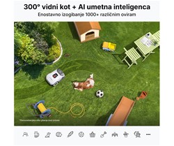 Robotska kosilnica ANTHBOT GENIE 3000, brez žice, 3600m2, RTK GPS, 3DVision, APP