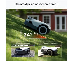 Robotska kosilnica ANTHBOT GENIE 3000, brez žice, 3600m2, RTK GPS, 3DVision, APP