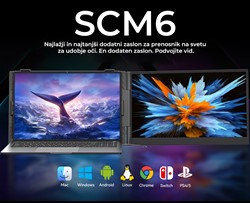 Zaslon / monitor za prenosnik SCM6 Blackview, 35cm (14