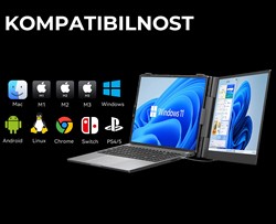 Zaslon / monitor za prenosnik SCM6 Blackview, 35cm (14