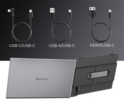 Zaslon / monitor za prenosnik SCM6 Blackview, 35cm (14