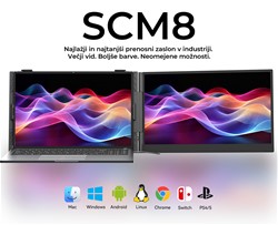 Zaslon / monitor za prenosnik SCM8 Blackview, 39cm (15.3