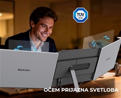 Dvojni zaslon / monitor za prenosnik DCM6 Blackview, 35cm (14