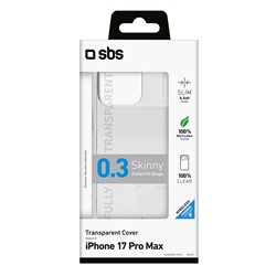 Silikonski ovitek Iphone 17 Pro Max, prozoren