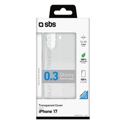 Silikonski ovitek Iphone 17, prozoren