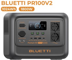 Polnilna postaja/baterija BLUETTI PREMIUM 100 V2,1800W,1024Wh,AC,DC,USB-A,USB-C