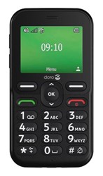 Mobilni telefon DORO Leva E10, črna