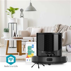 Robotski čistilec WIFI Nedis WIFIVCL002CBK 3v1