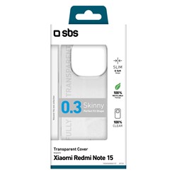 Silikonski ovitek Xiaomi Redmi Note 15 4G/5G, prozoren