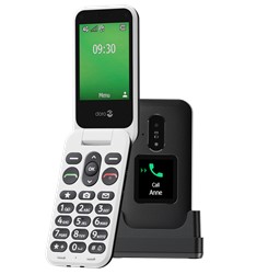 Mobilni telefon Doro Leva E30, črno bela, OE
