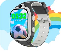 Otroška pametna ura KW-530 FOREVER Boost, 4G LTE, AI funkcije, AI, SOS, črna 
