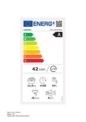Pralni stroj Samsung WW11DB7B9EGBU4