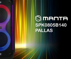 Prenosni KARAOKE zvočnik MANTA SPK0805B140 PALLAS zvočnik, Bluetooth, 140W, TWS