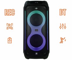 Prenosni KARAOKE zvočnik MANTA SPK0805B140 PALLAS zvočnik, Bluetooth, 140W, TWS