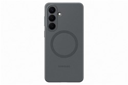 Samsung Galaxy S26+ silikonski magnetni ovitek, črn