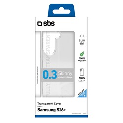 Silikonski ovitek za Samsung Galaxy S26+, prozoren