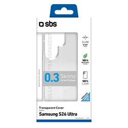 Silikonski ovitek za Samsung Galaxy S26 Ultra, prozoren