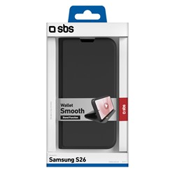 Preklopna torbica za Samsung Galaxy S26, črna