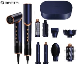Sušilnik / oblikovalec za lase MANTA LOVIO LVHS001 AirStyle,8V1, 1400W, NTC