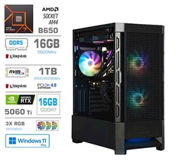 Računalnik PCX Exton R7 9700X/16GB/1TB/RTX5060Ti/W11P