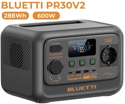 Polnilna postaja/baterija BLUETTI PREMIUM 30 V2,600W,320Wh,AC, DC, USB-A, USB-C