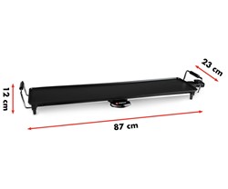 Električna žar plošča TEPPANYAKI GRILL ALPINA, XXL 87x23cm, 1800W, kovina