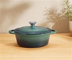 Litoželezni lonec / posoda ALPINA, 5L, prevleka proti prijemanju, 33x25x11cm 
