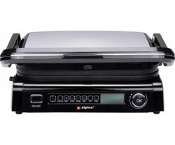 Kontaktni žar GRILL ALPINA, 2100W, električni, 37.6x33.1x16cm