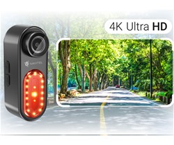 Kolesarska kamera z lučjo NAVITEL FLOW BL800, 4K Ultra HD, 140° snemalni kot,HDR