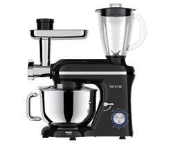Kuhinjski robot MANTA LOVIO LVSTM02P ChefAssistant+, 1900W, 6.2L, +dodatki, črn