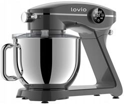 Kuhinjski robot MANTA LOVIO LVSTM03P ChefMaster, 1800W, 6.5L, 10 hitrosti, siv