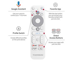 Multimedijski predvajalnik THOMSON 152 GO CAST, 4K UHD, Google TV, 2GB + 32GB