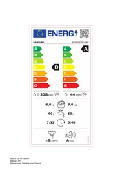 Pralno sušilni stroj Samsung WD90DG5B15BELE