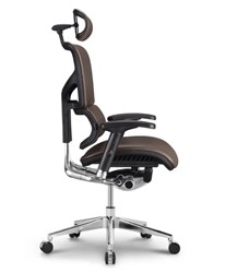 Pisarniški stol Ergovision SMART DELUXE, temno rjav