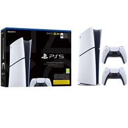 Igralna konzola PlayStation 5 Slim Digital, 825GB + dodaten kontroler (bel)