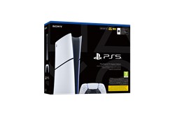 Igralna konzola PlayStation 5 Slim Digital, 825GB + dodaten kontroler (črn)