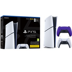 Igralna konzola PlayStation 5 Slim Digital, 825GB + dodaten kontroler (vijola)