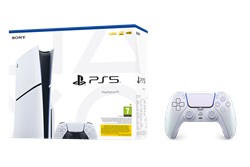 Igralna konzola PlayStation 5 Slim + dodaten DualSense kontroler (c.pearl)