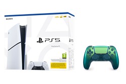 Igralna konzola PlayStation 5 Slim + dodaten DualSense kontroler (c.teal)