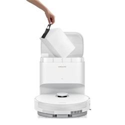 Robotski sesalnik s samopraznilno postajo D20 Pro Plus, bel